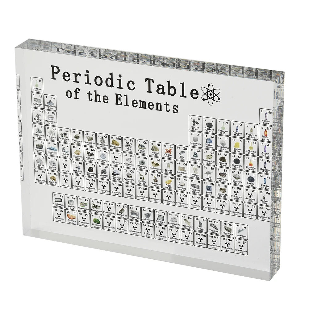 Periodic Table With Real Element Samples